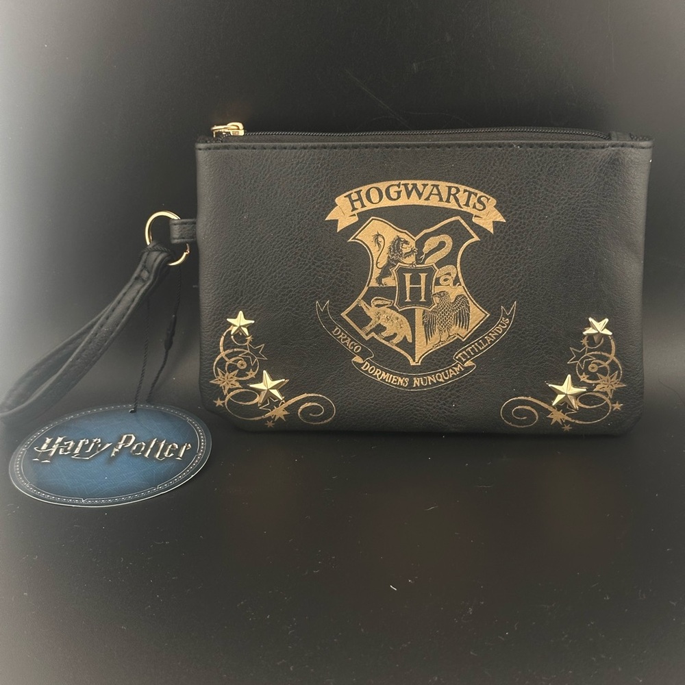 Harry Potter Hogwarts Black Wristlet